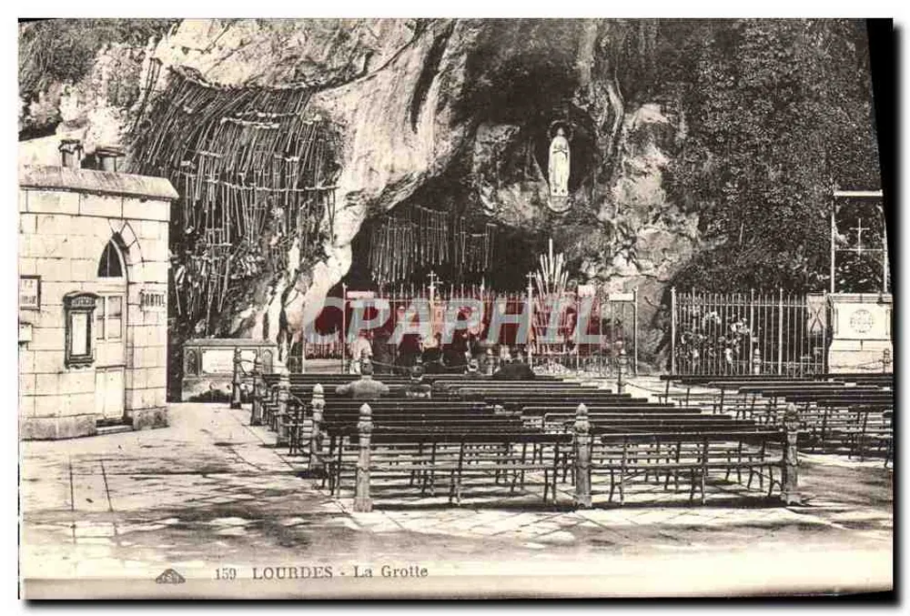Lourdes - A Gruta — editor MARTIN, n° 159 - Frente