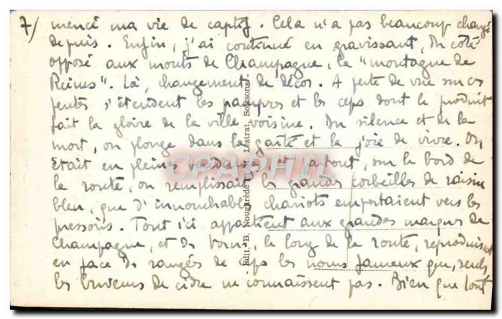 Soissons (Aisne) — Torre de Saint-Jean-des-Vignes - Verso