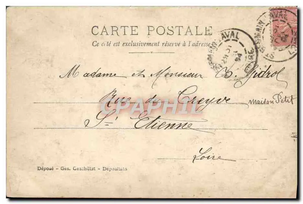 Criança com cesto de rosas — Encomenda de Bébé — AFS, n°265 - Verso