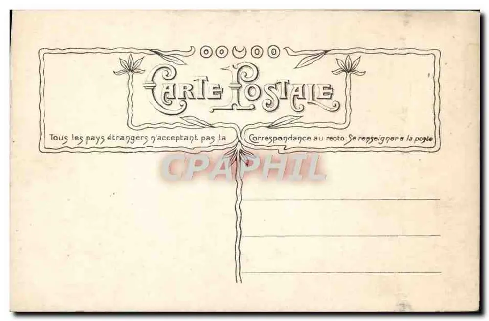 Junge Frau mit Rosenstrauß — ORICIELLY Fot. — Croissant, Paris, Nr. 3812 - Rückseite