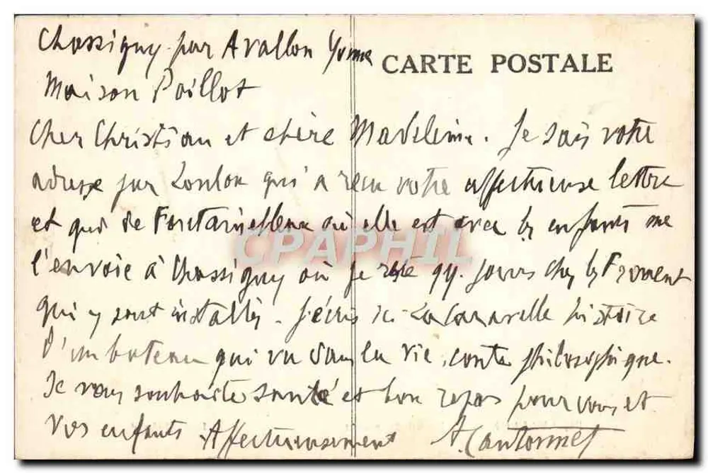 Avallon — Le Ru de Marrault — Edit. Michaud - Verso