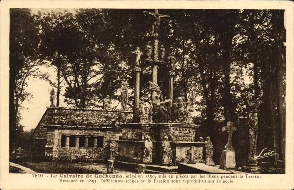O Calvaire de Guèhenno — editor Loïc, n° 1610 - Frente