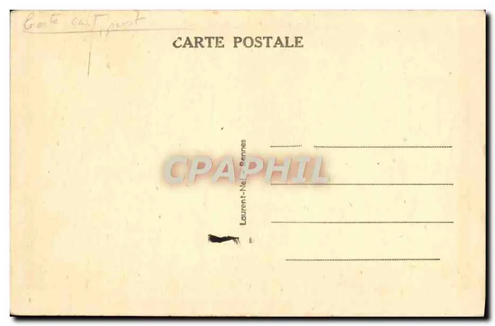 O Calvaire de Guèhenno — editor Loïc, n° 1610 - Verso
