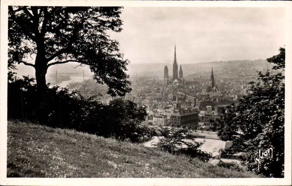 Rouen (Seine-Inf.) — Allgemeine Ansicht vom Ufer der Sainte-Catherine — Les Éditions d'Art, Paris - Vorderseite