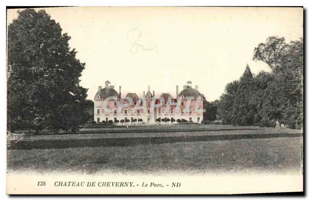 Castelo de Cheverny — O Parque — editor Neurdein & Cie, n° 138 - Frente