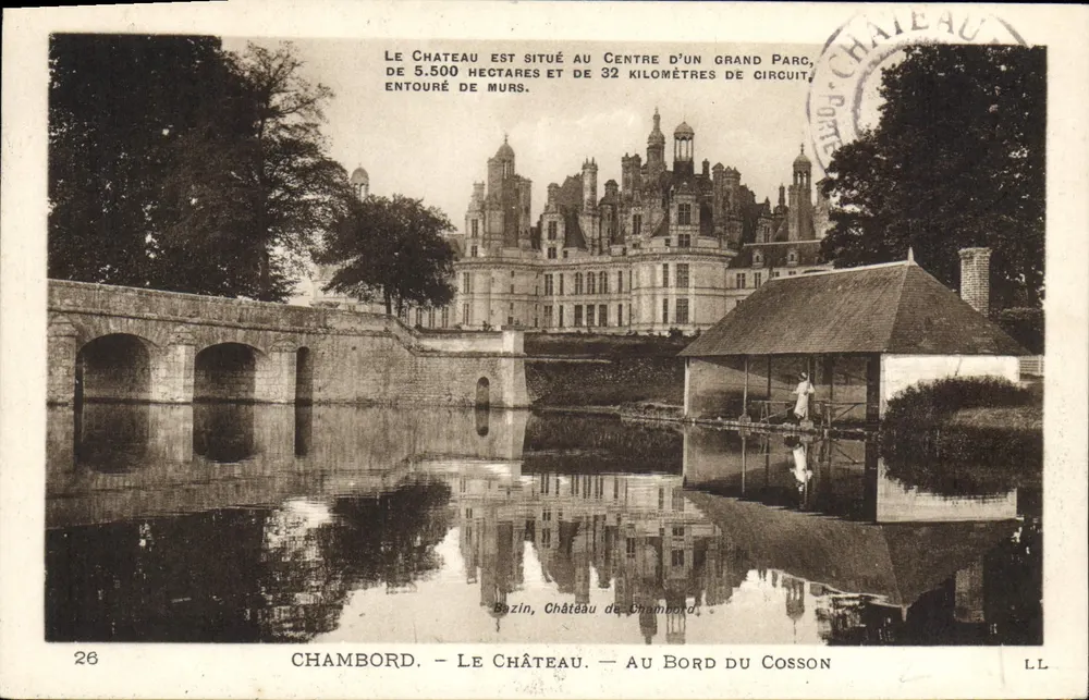 Chambord — Das Schloss am Rand des Cosson — Bazin, Verlag Nr. 26 - Vorderseite