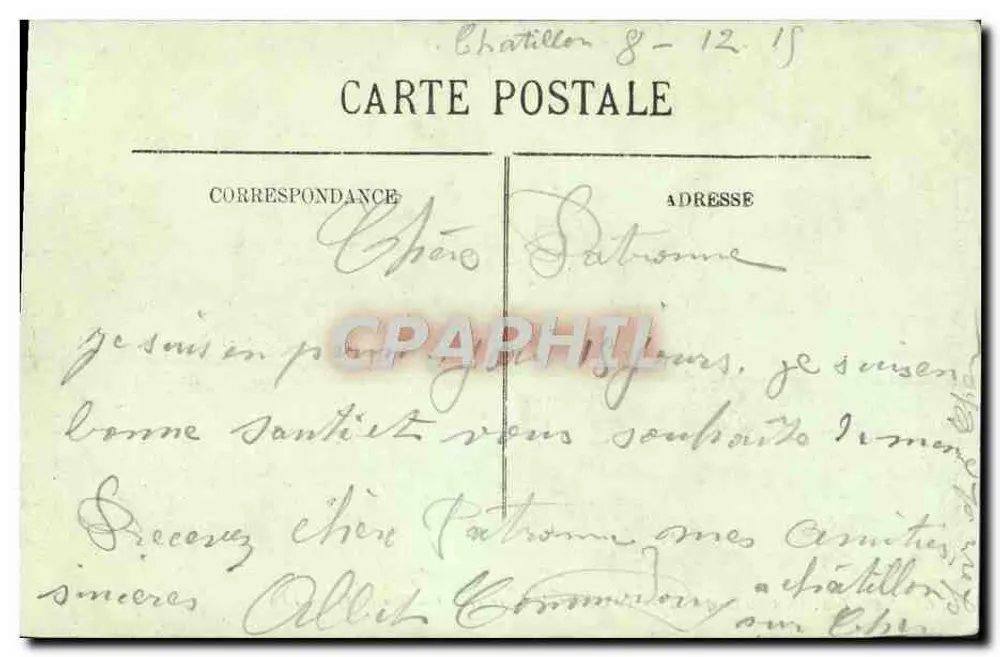 Saint-Aignan (L.-et-C.) — O Campo de Feira e o Castelo (sul) — LL. - Verso