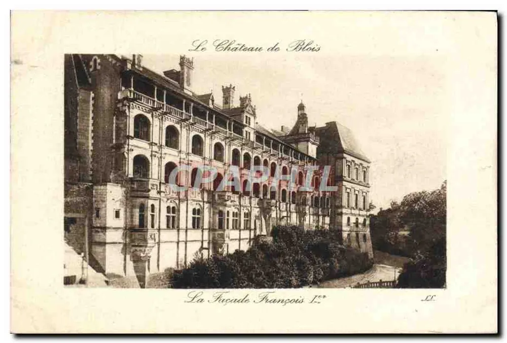 Schloss Plois — Fassade François I — LL - Vorderseite