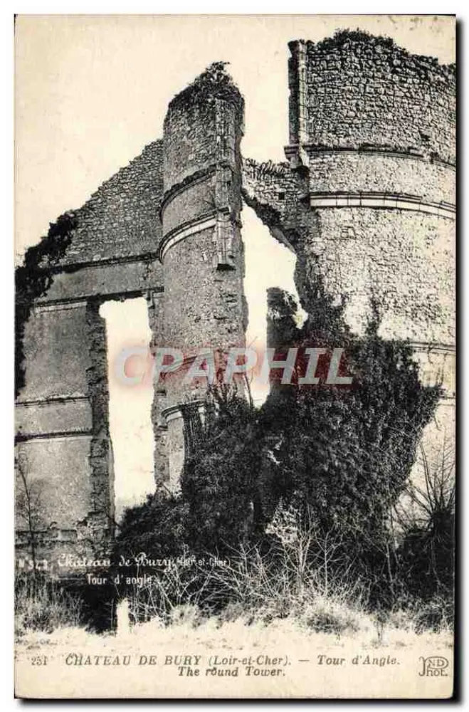 Castelo de Bury (Loir-et-Cher) — Torre de Ângulo — JND Fot. - Frente