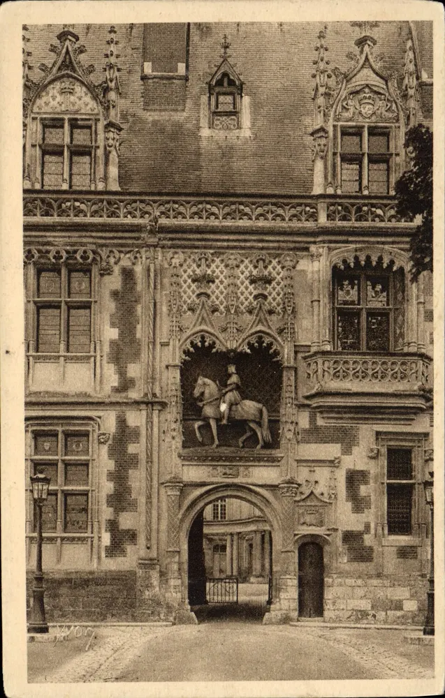Château de Blois — Flügel von Louis XII — Der Portal — Édition d'Art YVON - Vorderseite