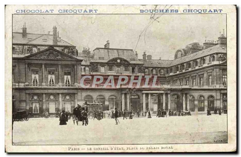 Paris — Le Conseil d'État, Place du Palais Royal — éditeur L. CACCI - Vorderseite