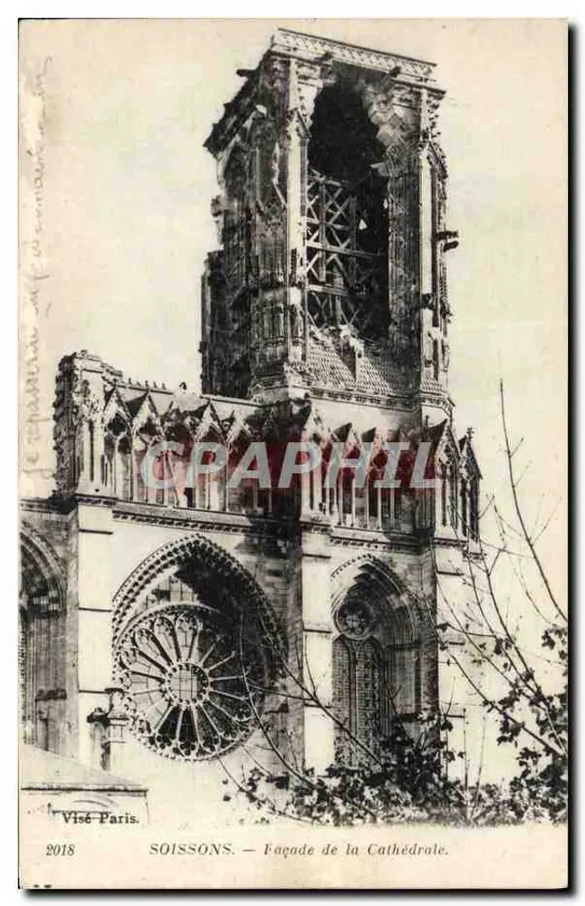 Soissons — Fachada da Catedral — Visé Paris, 2018 - Frente