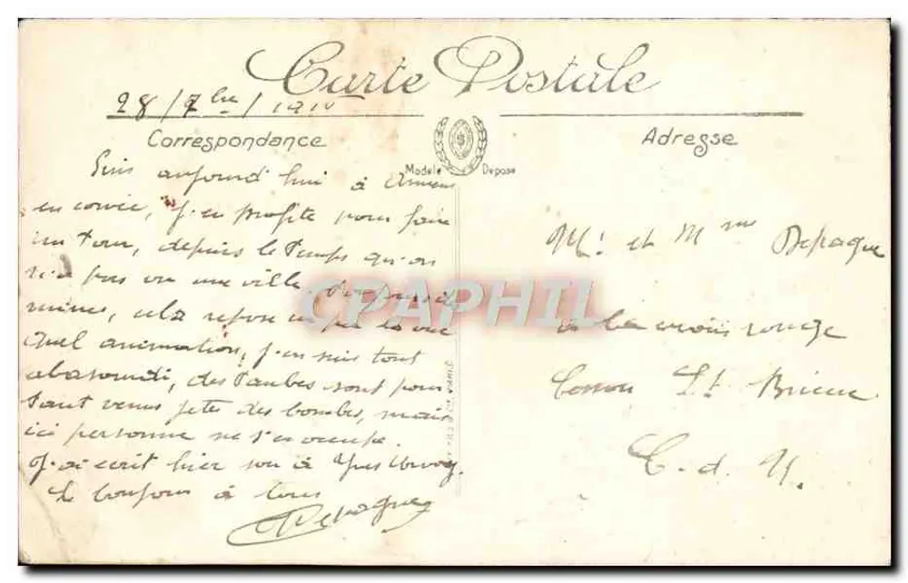AMIENS — Les Mortillonnages — LL. - Verso