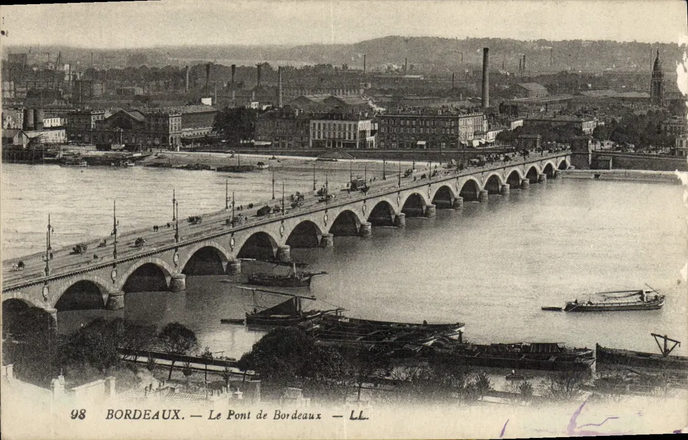 Bordeaux — Le Pont de Bordeaux — LL. — n° 98 - Frente
