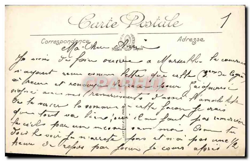 Bordeaux — O Grande Teatro — LL. - Verso