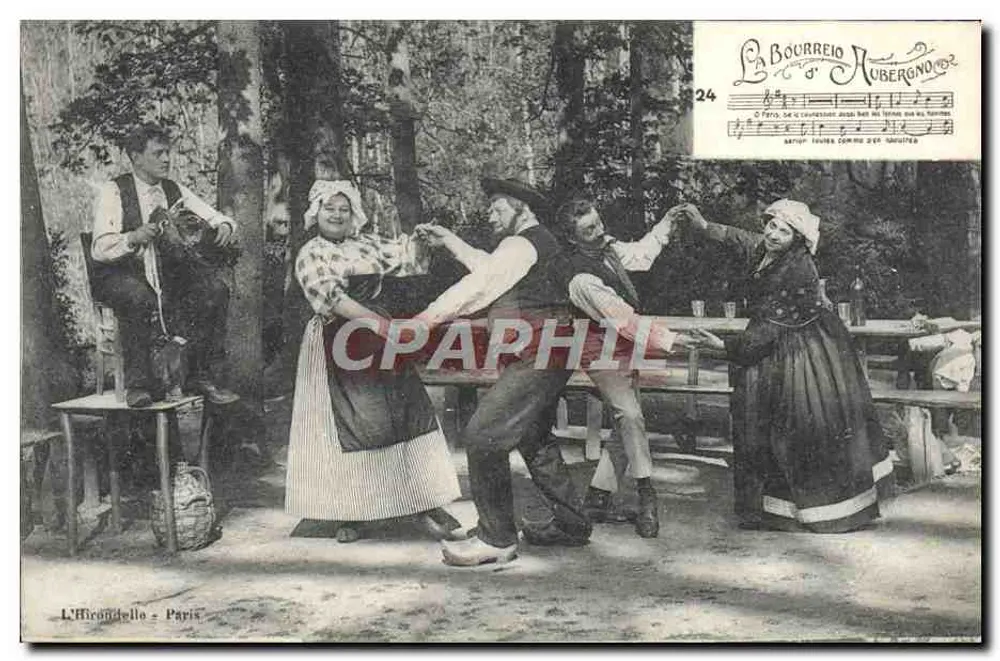 L'Horondello - Paris — cena de dança folclórica — La Bourreio Hubergo, n°24 - Frente