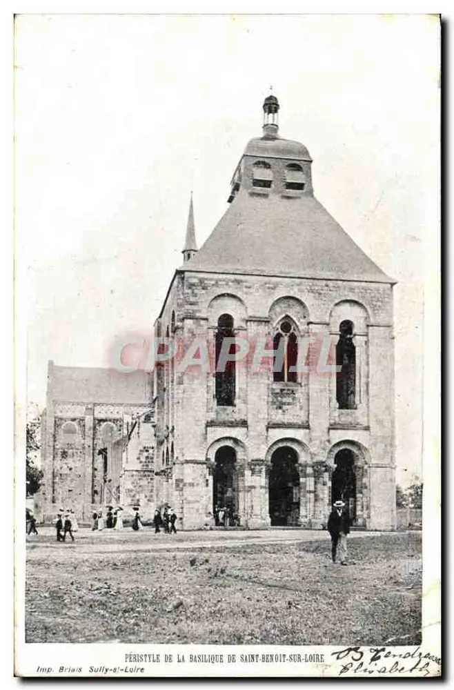 Péristilo da basílica de Saint-Benoît-sur-Loire — Imp. Briais Sully-sur-Loire - Frente