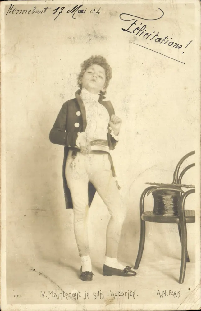 Kind in Uniform — Studio Szene — Verlag R.P.I. Nr. IV - Vorderseite