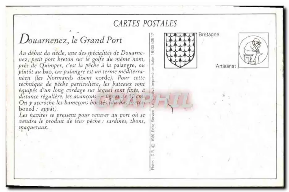 Douarnenez — O Grande Porto — L. Phol. - Verso