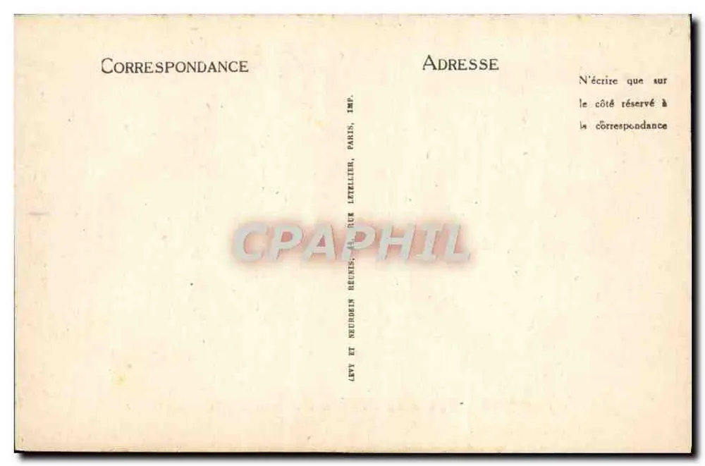 Compiègne — Schloss, Park und Napoleon-I.-Bänkchen — LL - Rückseite