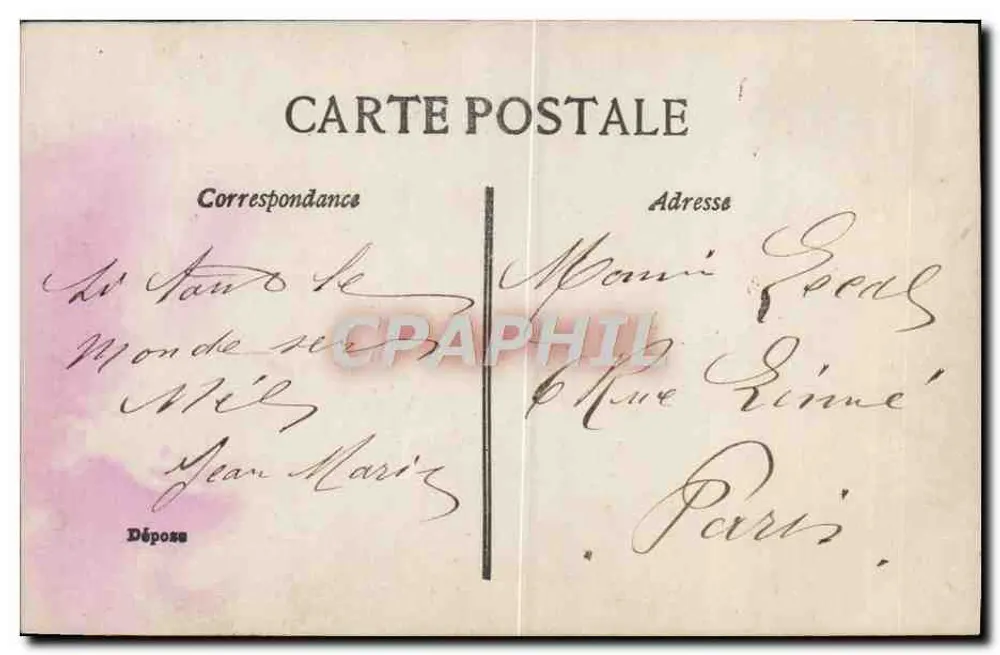 Menina em vestido vermelho comendo um doce — editor desconhecido, n° 4345 - Verso