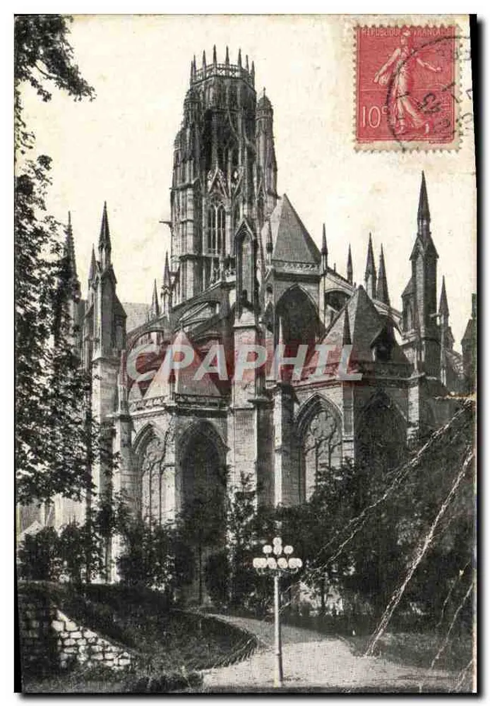 Cathédrale Notre-Dame de Rouen — vue de la façade — éditeur L.Y. & Cie - Voorkant
