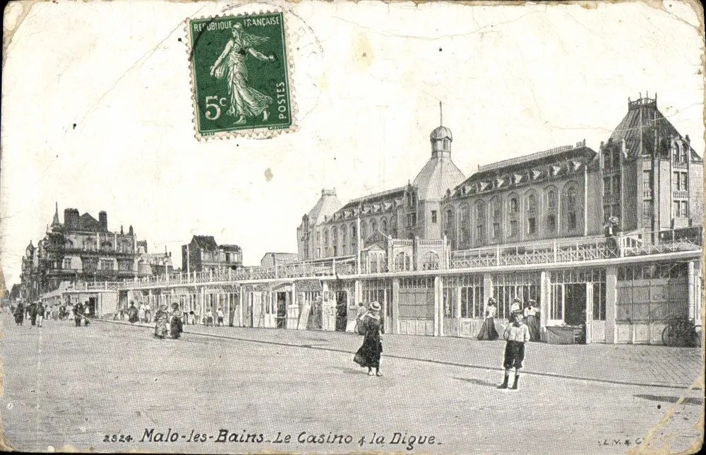 Malo-les-Bains — Le Casino à la Digue — éditeur LEX&C - Vorderseite