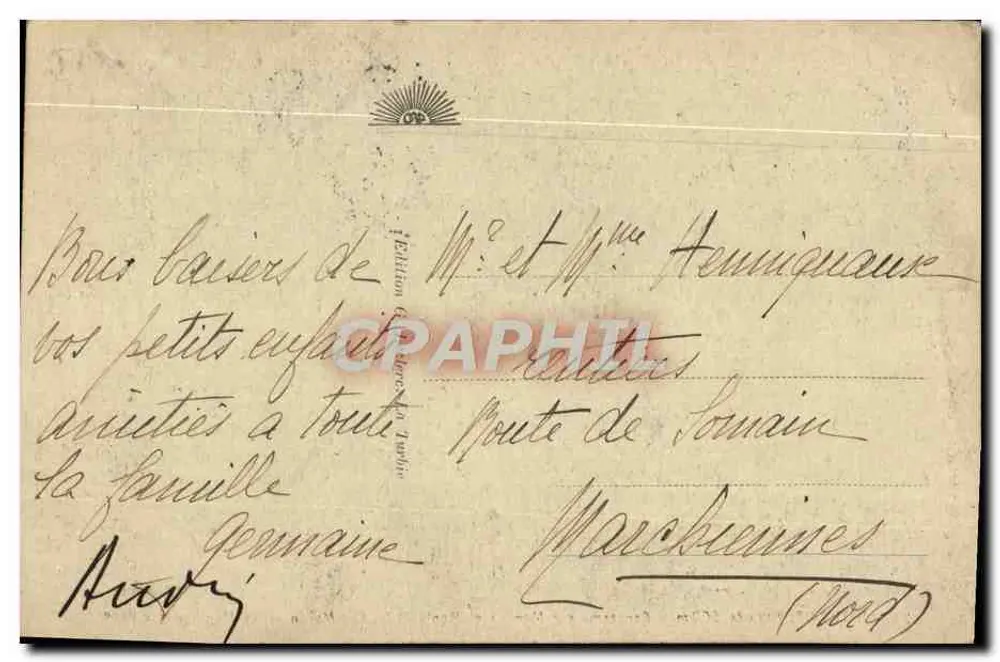 La Turbie, Höhe 500m — Panorama über Monaco und Monte-Carlo, Cap-Martin und die italienischen Berge — Edition Cap d'Antibes, Nr. 24 - Rückseite