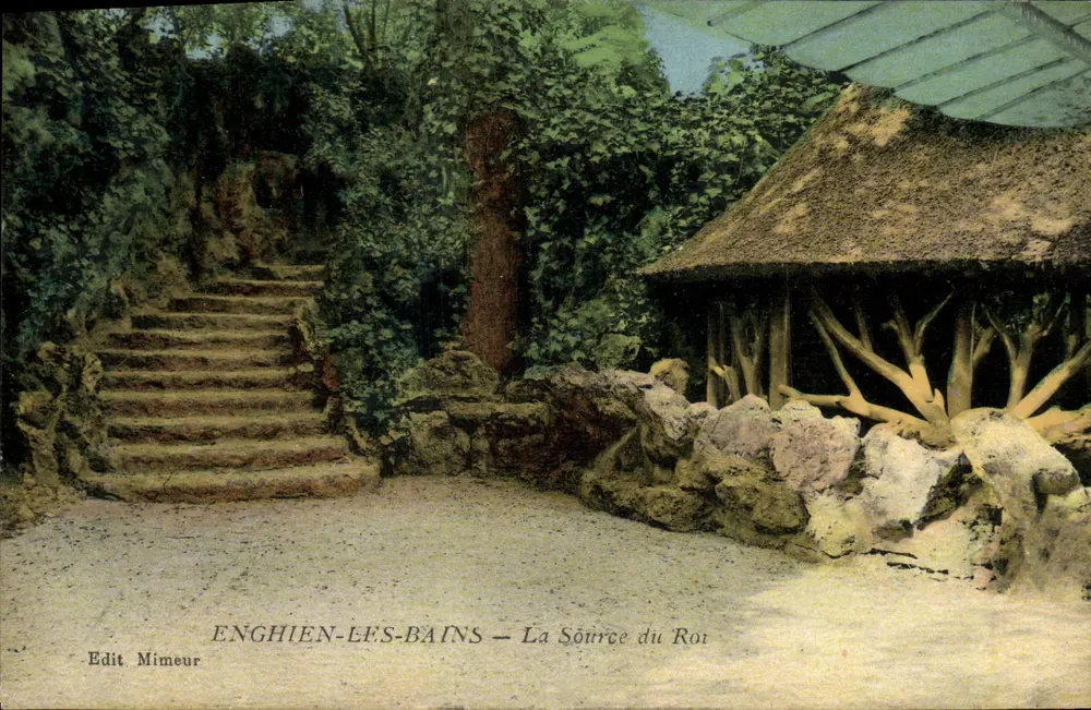 Enghien-les-Bains — A Fonte do Rei — Edit. Mimeur - Frente