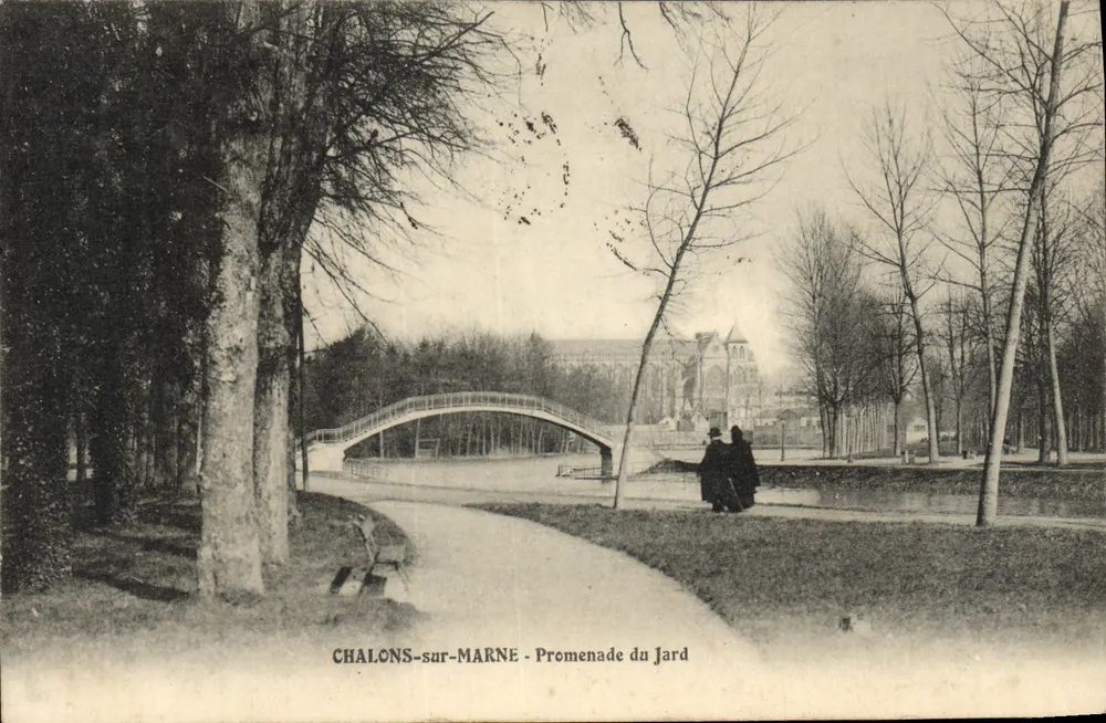 Chalons-sur-Marne - Passeio do Jardim — editor desconhecido, número de série não visível - Frente