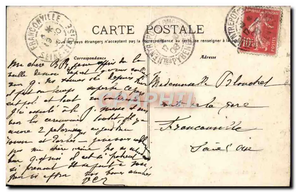 Lourdes - A 2ª estação do Calvário — G. Filippi, fot. édit. - Verso
