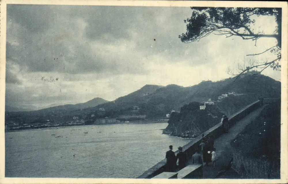 San Sebastián — A Baía — Fotoclipia de Hauser y Martín, Madrid - Frente