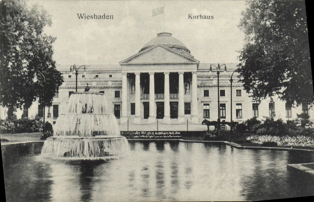 Wiesbaden — Kurhaus — editor não identificado, número de série não visível - Frente