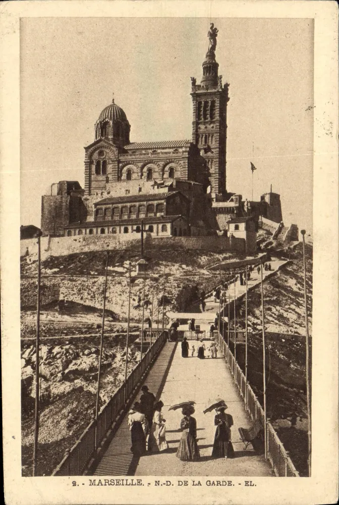 Marseille - N.-D. de la Garde - Éditeur EL. - Frente