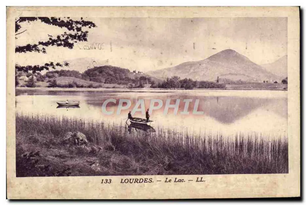 Lourdes — O Lago — LL. — Editor LL, n° 133 - Frente