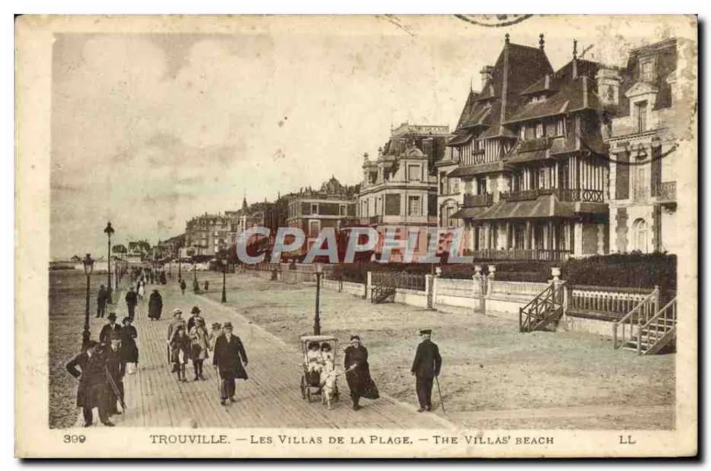 Trouville — Die Strandvillen - Vorderseite