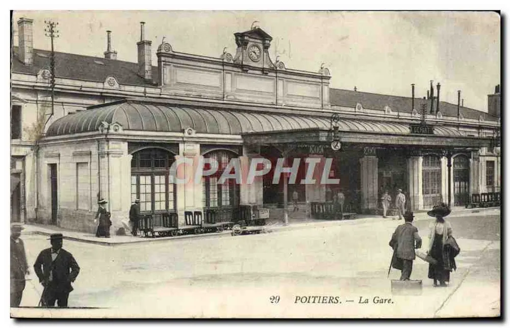 Poitiers — A Estação — 29 - Frente