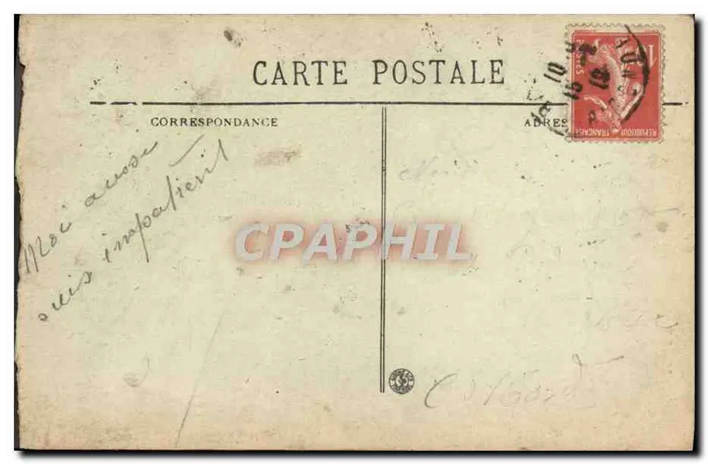 Bordeaux — A Grande Campanha — BR-314, editada pela Maison Riouard - Verso