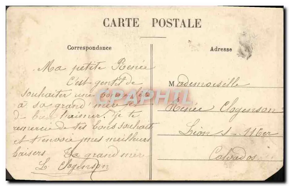 Jeunes Mariés — Costumes Normands — E.P. n°2709 - Rückseite