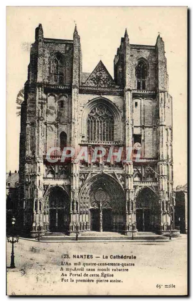 NANTES — A Catedral — Editora 65e mille, n°123 - Frente