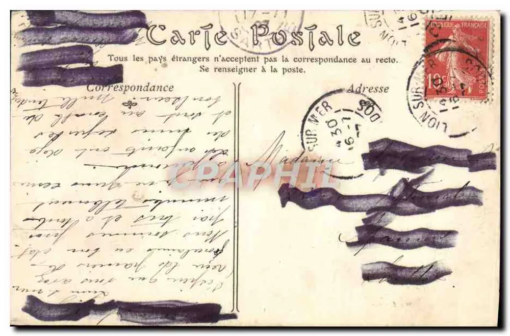 CAEN — As margens do Orne, o Cours Caffarelli — ND Phot, n°207 - Verso