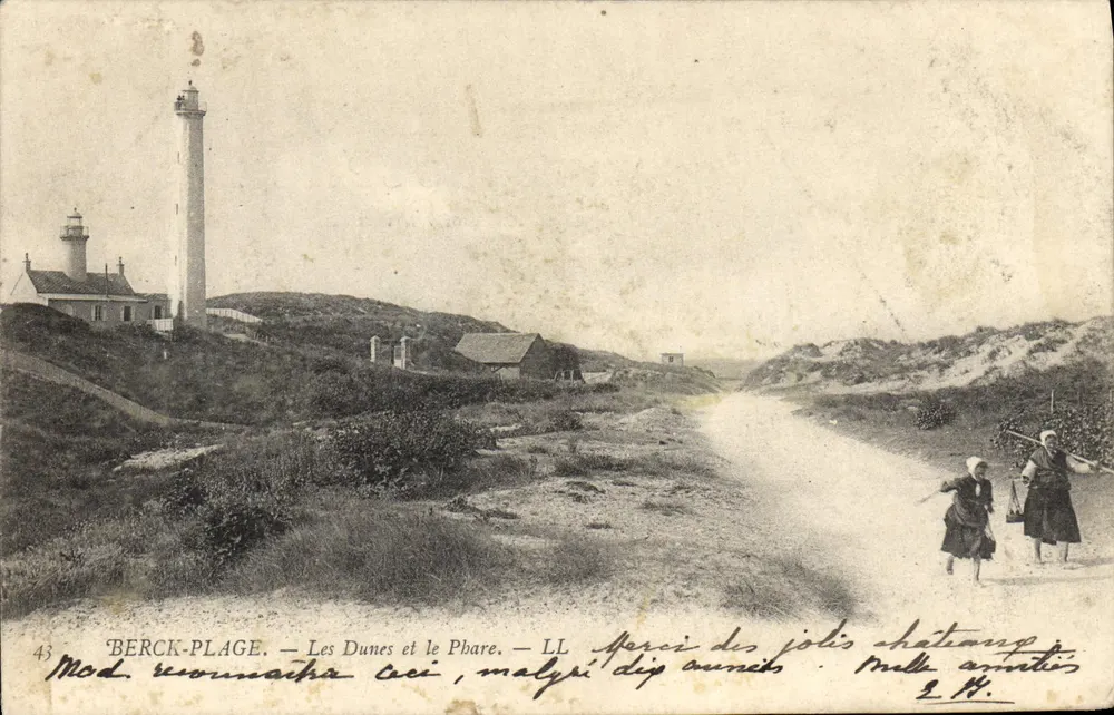 Berck-Plage — As Dunas e o Farol — LL - Frente