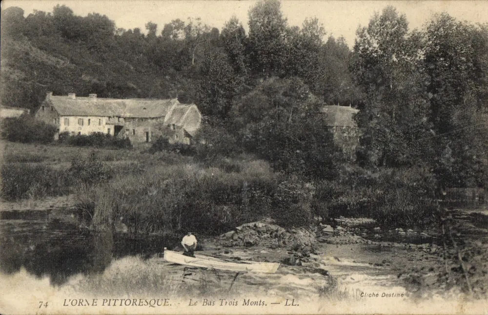 L'Orne pittoresque — Le Bas Trois Monts — LL. — Cliché Destiné - Voorkant