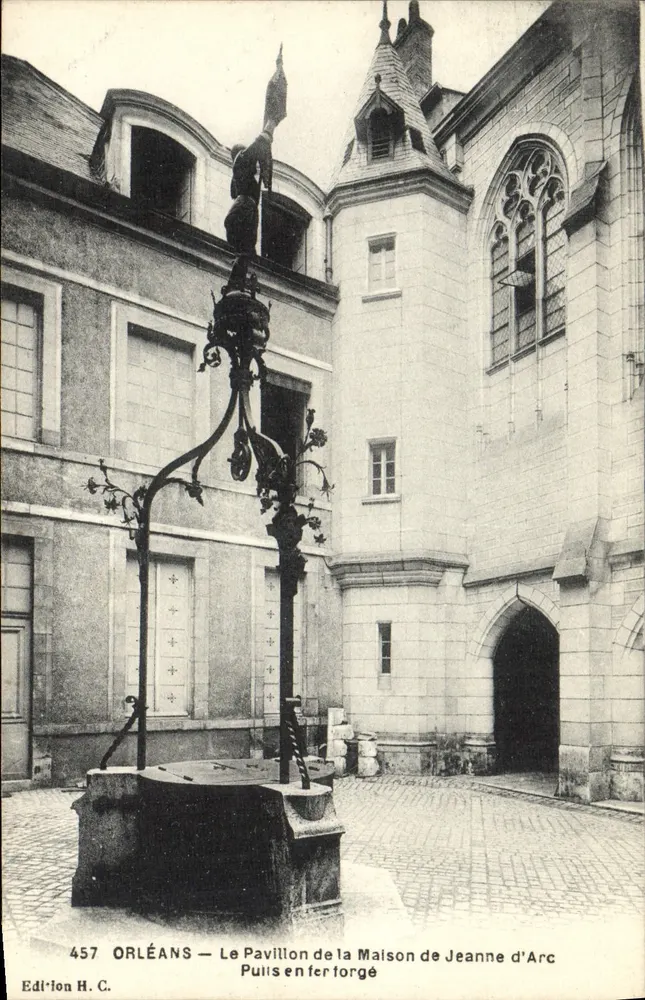 Orléans — Das Pavillon der Joan-of-Arc-Haus — Eisenbalustrade — Ausgabe H.C. Nr. 457 - Vorderseite