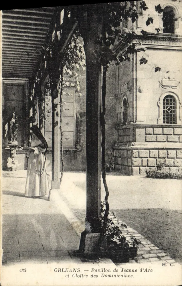 Orléans — Pavillon der Jeanne d'Arc und Cloître der Dominicainen — H.C. n°433 - Vorderseite