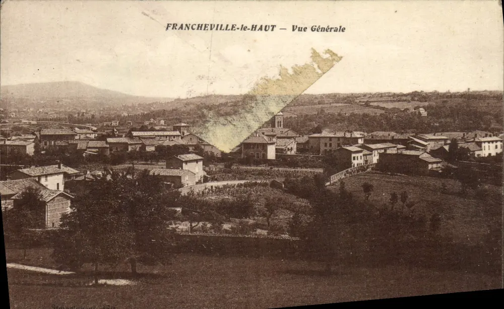 Francheville-le-Haut — Vue Générale — éditeur imprimeur non visible - Frente