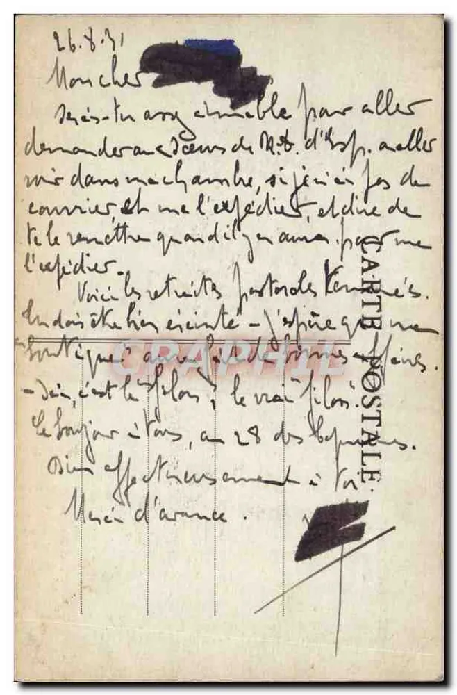 Francheville-le-Haut — Vue Générale — éditeur imprimeur non visible - Verso