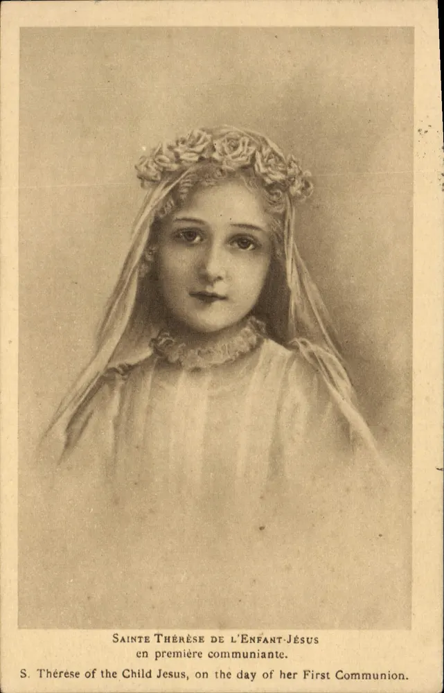 Saint Thérèse des Enfants-Jésus — Erste Kommunion — unbekannter Verlag, Seriennummer nicht sichtbar - Vorderseite