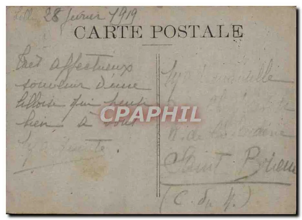 LILLE — Boulevard de la Liberté (Bell) - Verso