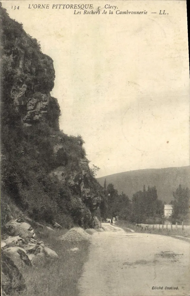 Die Felsen der Cambronnierie — Clecy — LL. — Nr. 134 - Vorderseite